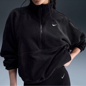 Nike One Therma Fit 1/2 Zip Fleece Sweatshirt
